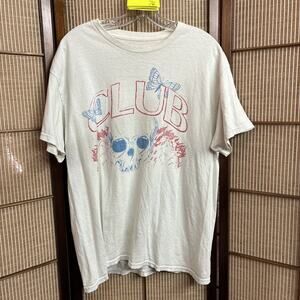 Vintage Graphic T-Shirts - Club Skull - 999 - Size M - T9976